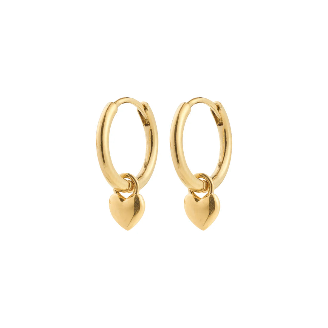 ALAIA BOUCLES D’OREILLES PENDENTIF CŒUR RECYCLÉES