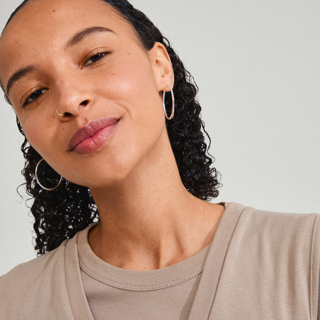 Artemis boucles d'oreilles anneaux recyclées