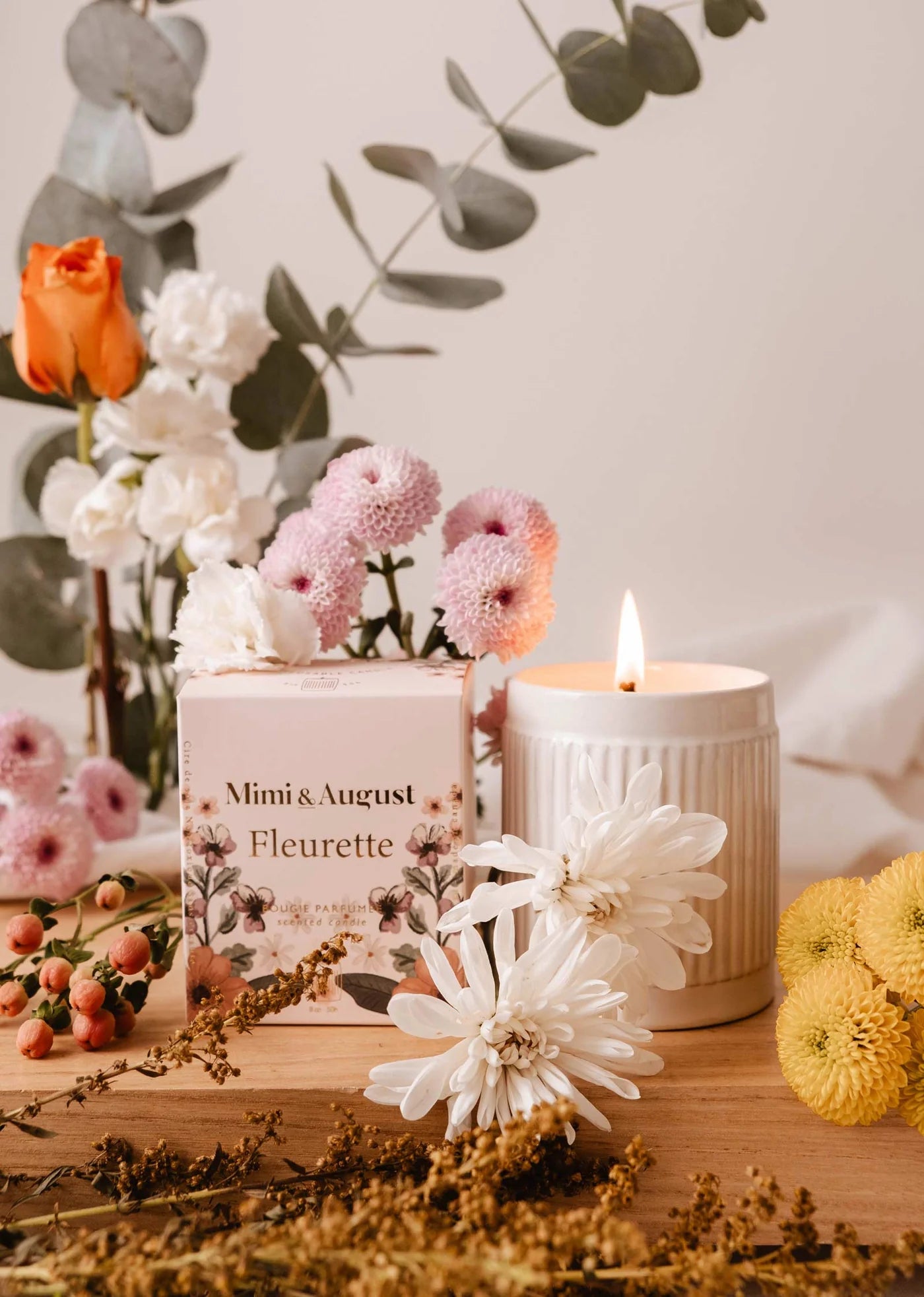 BOUGIE - Fleurette