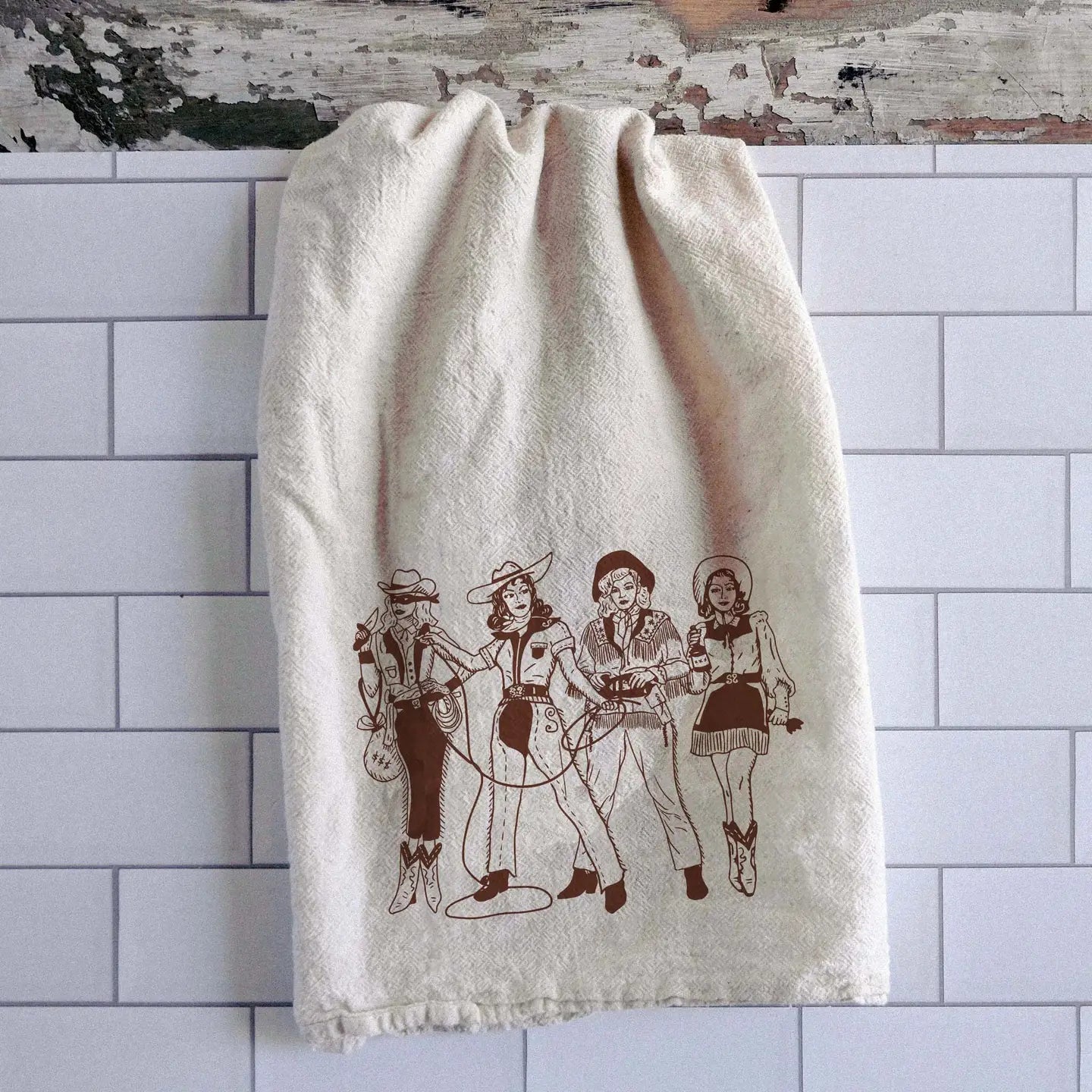LINGE À VAISSELLE - Cowboy