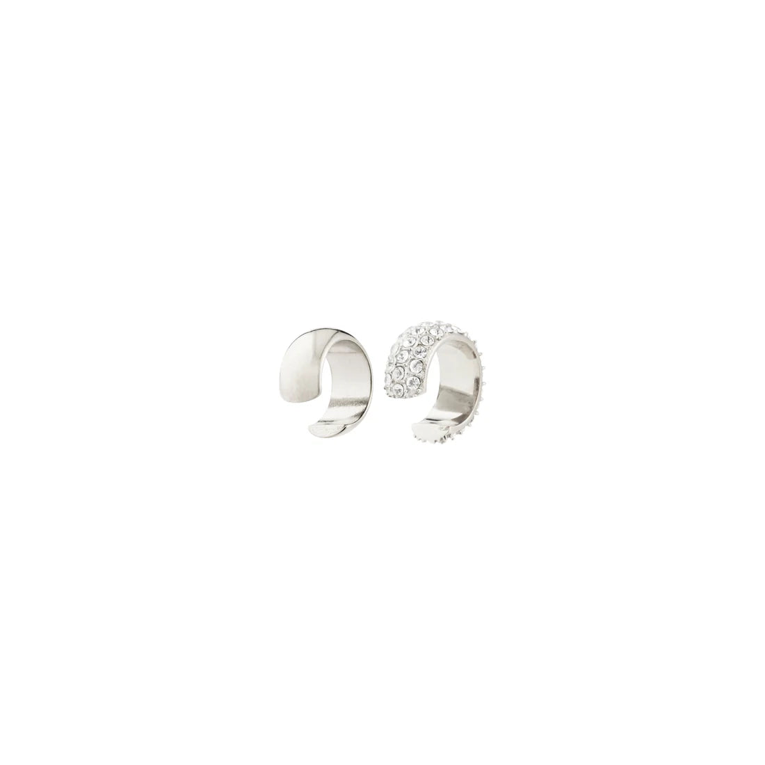 HUDSYN BAGUES D'OREILLES CRISTAUX 2-EN-1 RECYCLÉE
