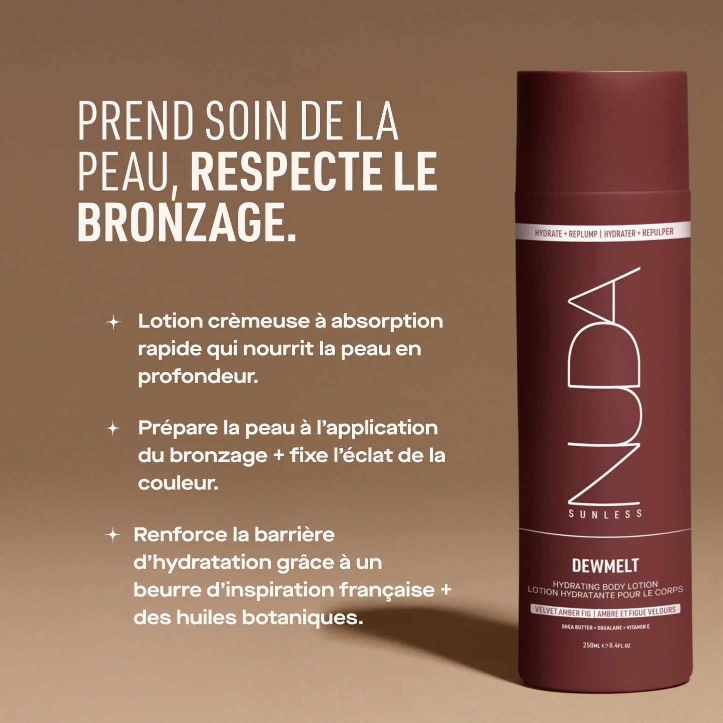 DEWMELT - Lotion pour le corps hydratante Nuda