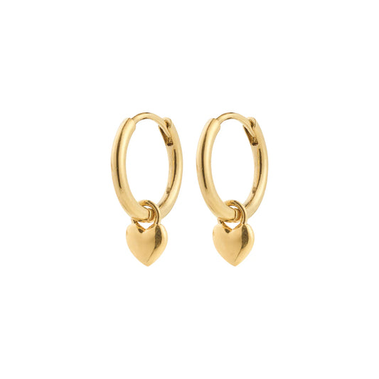 ALAIA BOUCLES D’OREILLES PENDENTIF CŒUR RECYCLÉES