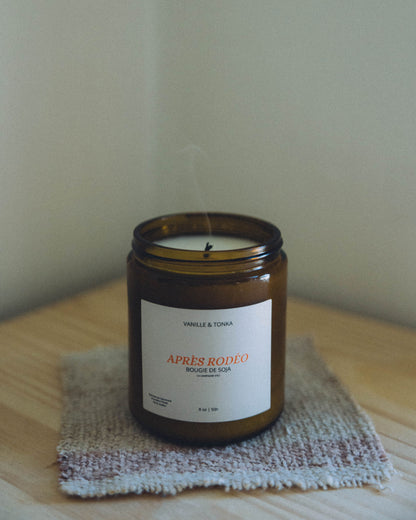 BOUGIE CIRE DE SOYA - Collection Après Rodéo