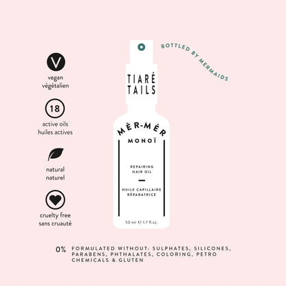 MÈR MÈR MONOÏ TIARÉ - Huile cheveux réparatrice