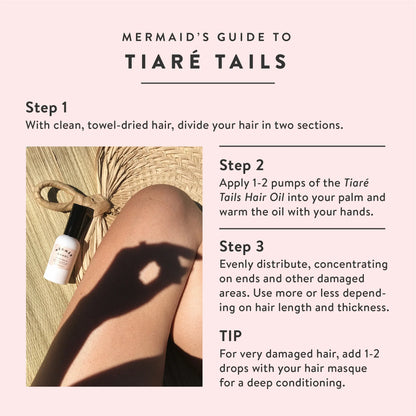 MÈR MÈR MONOÏ TIARÉ - Huile cheveux réparatrice