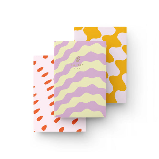 Trio de carnets de poche Salade de fruits