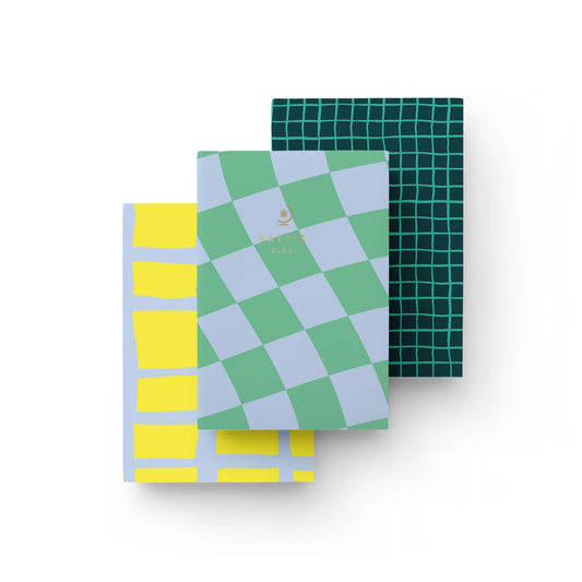 Trio de carnets de poche Damiers