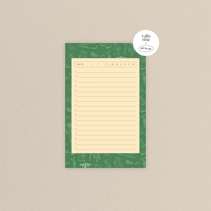 VALORISE - Bloc-notes Out of the Verde