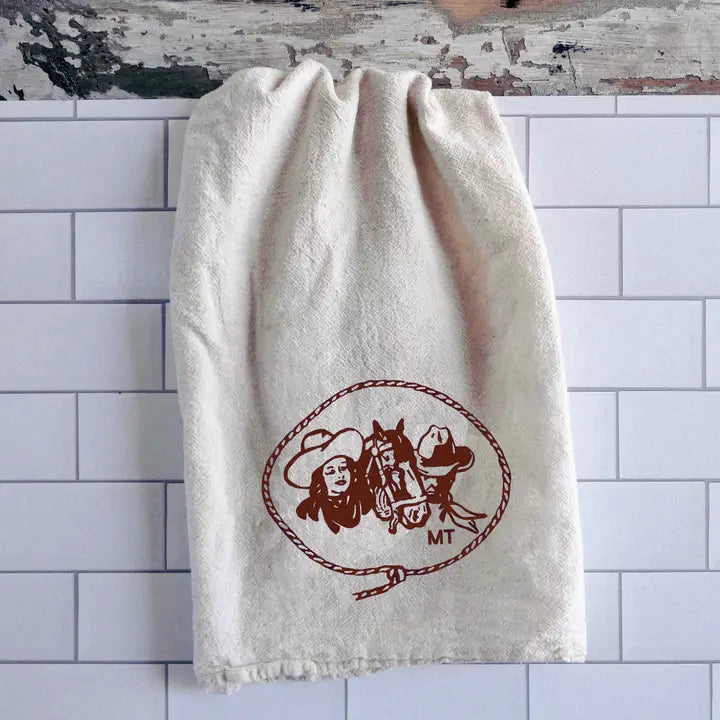 LINGE À VAISSELLE - Cowboy