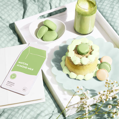 MASQUE EN FEUILLE - Lait d'amande & matcha