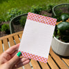 VALORISE - Petite to-do list La retro rose