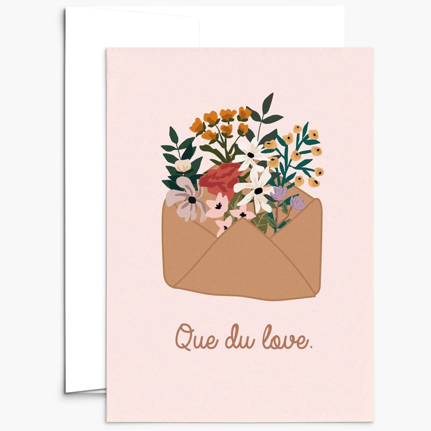 CARTE DE SOUHAITS - Que du love