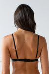 SOUTIEN-GORGE TRIANGLE DENTELLE NOIRE