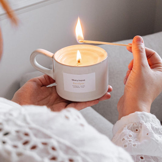 BOUGIE RÉUTILISABLE - Eucalypto (5oz)