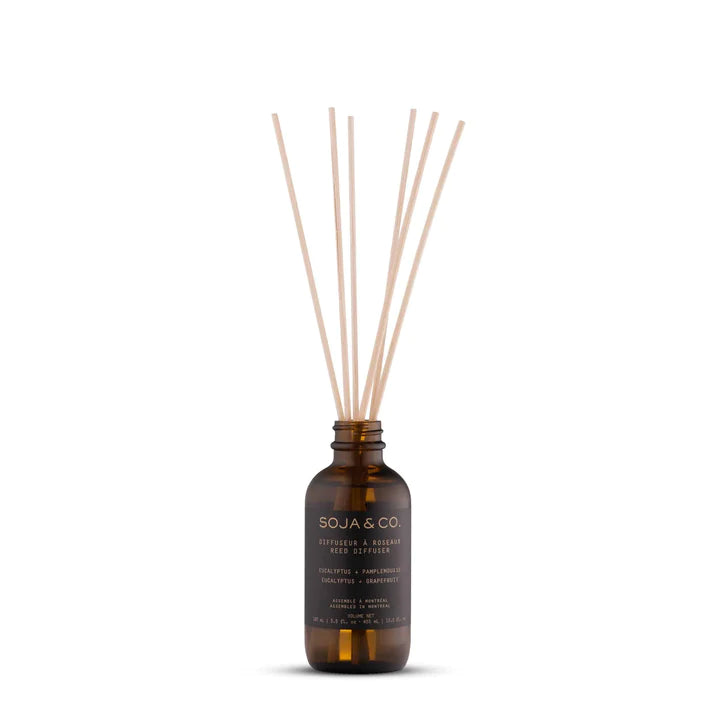 DIFFUSEUR À ROSEAUX - Eucalyptus + Pamplemousse